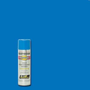 15 oz. High Performance Enamel Gloss Safety Blue Spray Paint (6-Pack)