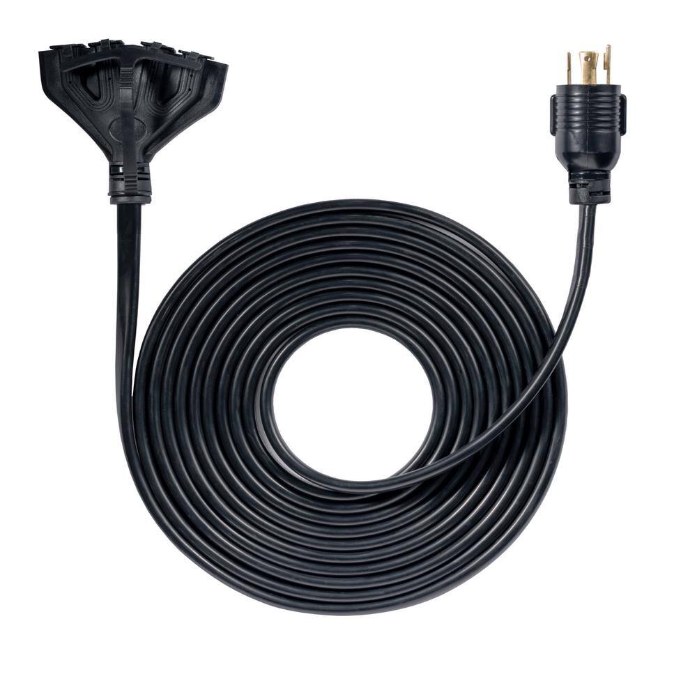 25 ft. 30 Amp 120-Volt L14-30P to (4X) 5-20R Generator Cord price history on PriceWatchPro