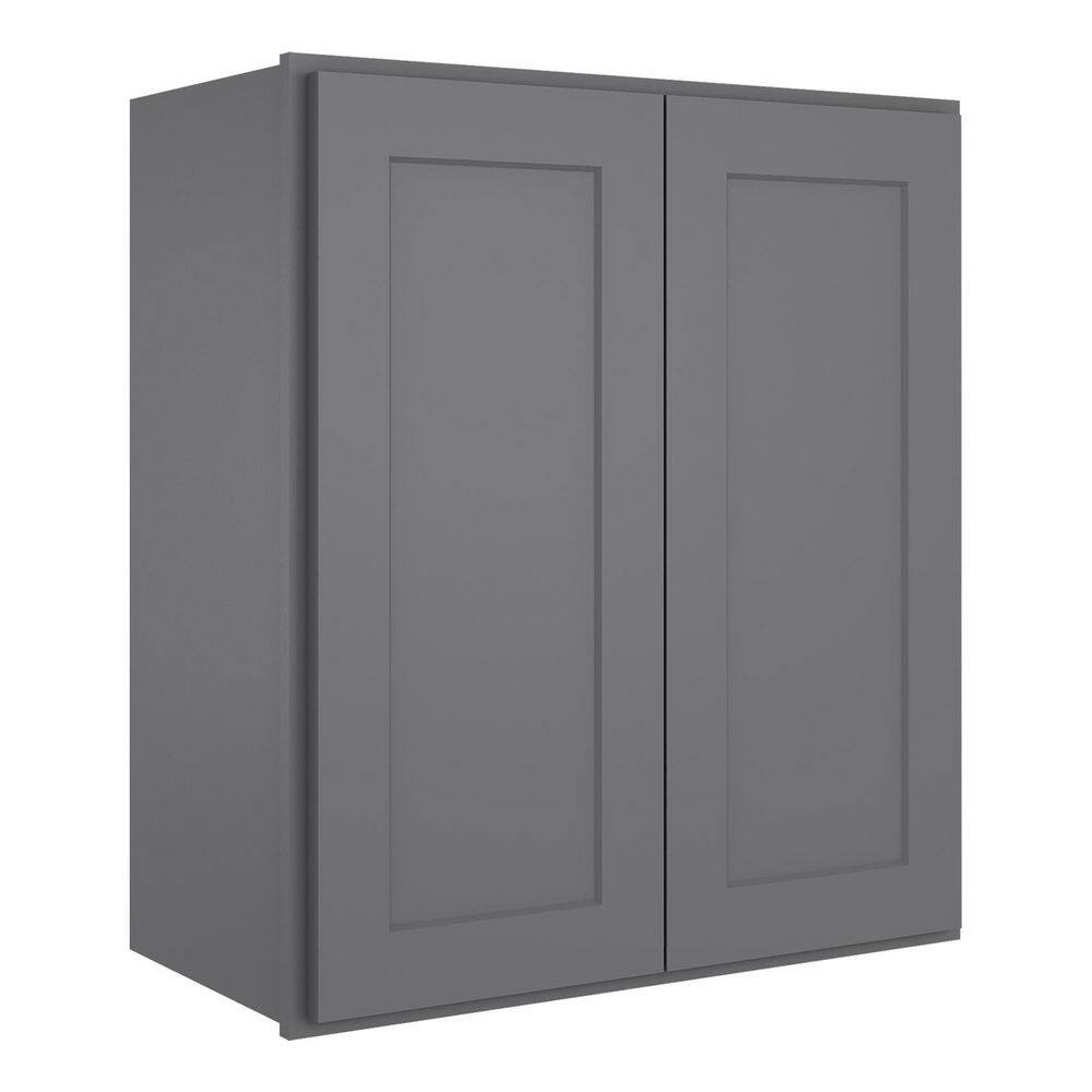 33-in. W x 12-in. D x 36-in. H in Shaker Grey Plywood Ready to Assemble Wall Kitchen Cabinet price history on PriceWatchPro