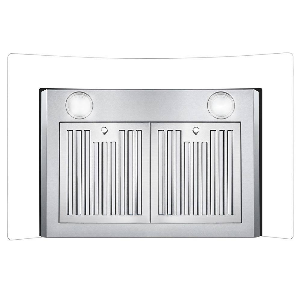 30-Inch Stainless Steel Wall Mount Range Hood with Touch Controls