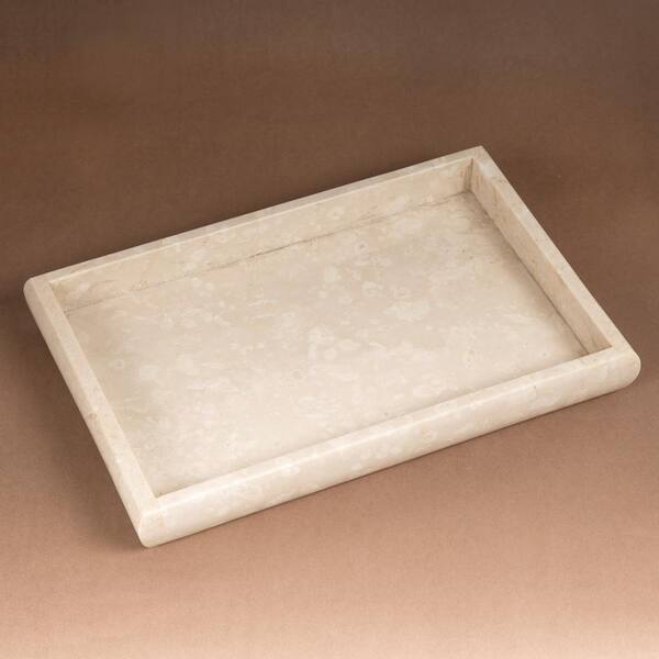 Creative Home 12 In L X 8 W, Marble Vanity Tray