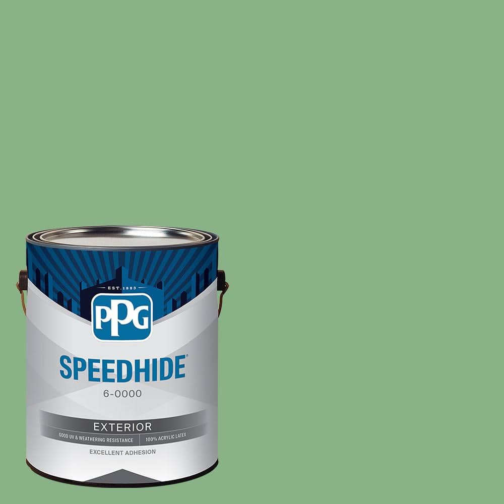 SPEEDHIDE 1 gal. PPG1131-5 Chatty Cricket Flat Exterior Paint