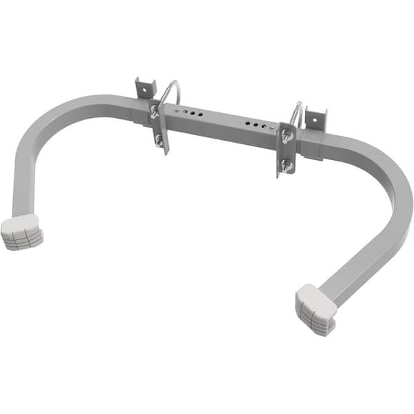 Adjustable Aluminum Ladder Corner Stabilizer Non-Slip Safety Roof Hook Lightweight for Gutter Access Reach 16" H