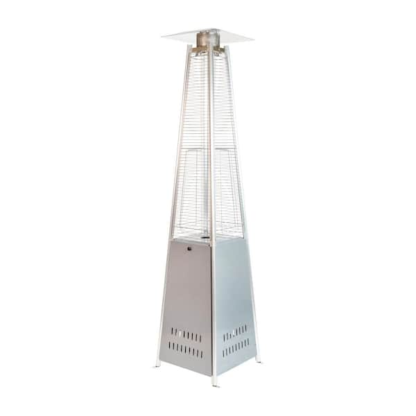 45000 BTU Silver Patio Heater