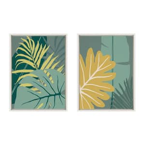 Sylvie Contemporary Framed Canvas Wall Art 24 in. x 18 in. (Set of 2)