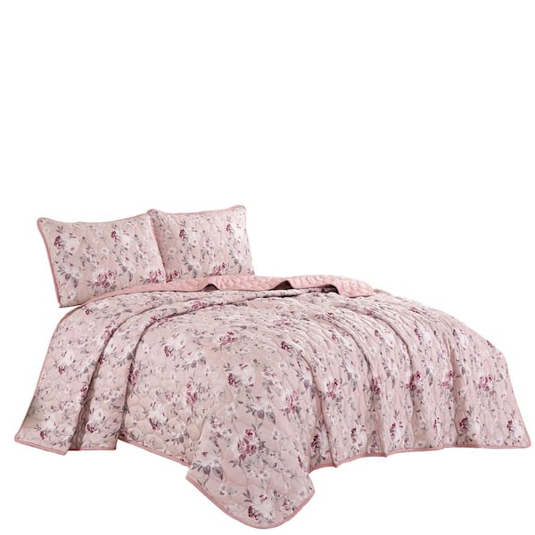 Shatex 3-Piece Purple All Season Bedding Queen size Comforter Set