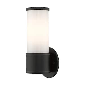 Norfolk 4.5 in. Textured Black Outdoor Wall Sconce