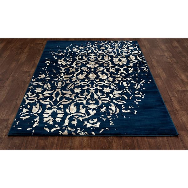 ALAZA Hipster Peacock Oil Painting Area Rug Rugs for Living Room Bedroom 5'3x4' 