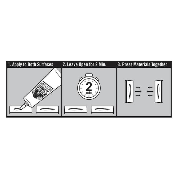 Gorilla 3 oz Clear Grip Contact Adhesive