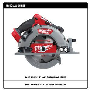 M18 FUEL 18V Lithium-Ion Brushless Cordless 7-1/4 in. Circular Saw & 1/2 in. Impact Wrench
