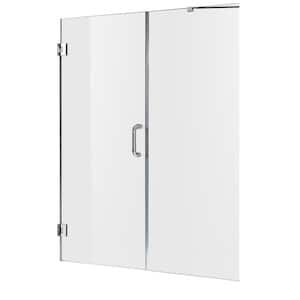 Consort Series 60 in. x 72 in. Frameless Pivot Shower Door in Polished Chrome with Handle