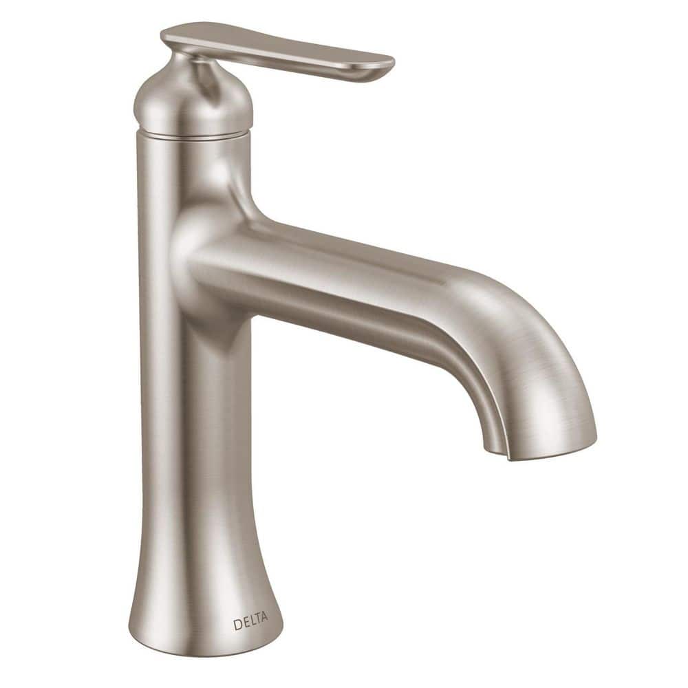 Delta Bonacci Single Handle Single Hole Bathroom Sink Faucet in