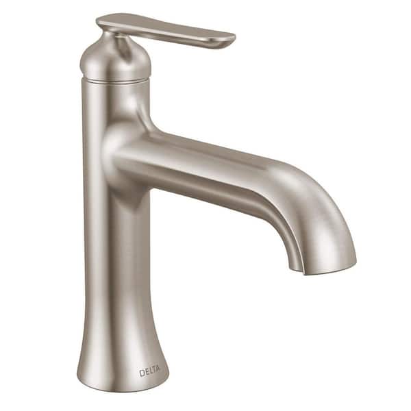 Bonacci Single Handle Single Hole Bathroom Sink Faucet in Lumicoat Stainless
