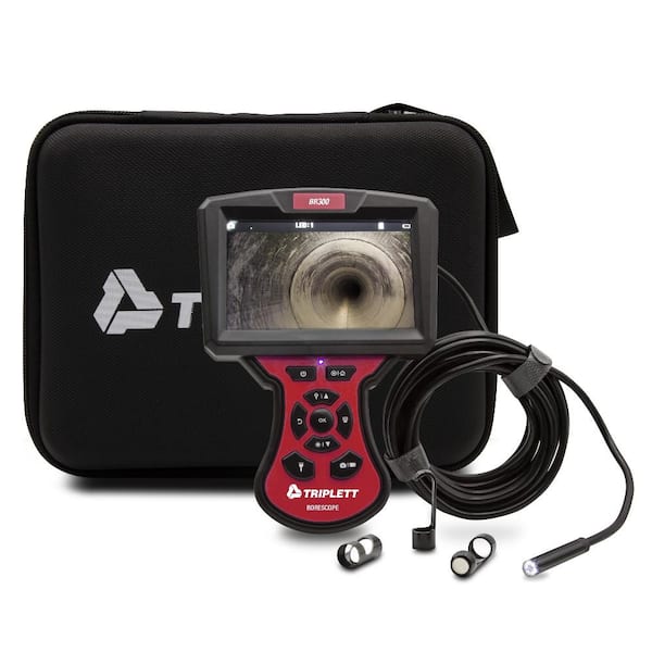 TRIPLETT Borescope Inspection Camera 5.5mm, 5M Cable BR300 TRIPLETT Borescope Inspection Camera 5.5mm, 5M Cable BR300