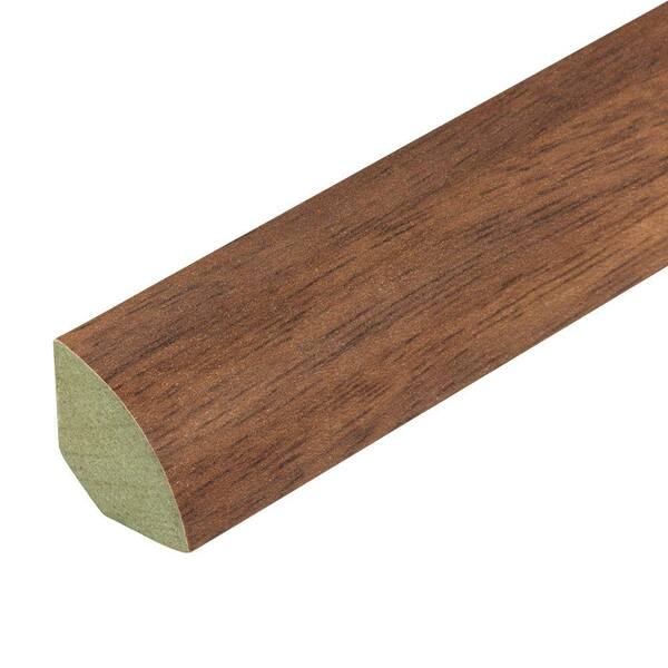 Unbranded Sand Hickory 3/4 in. Thick x 3/4 in. Wide x 94 in. Length Laminate Quarter Round Molding