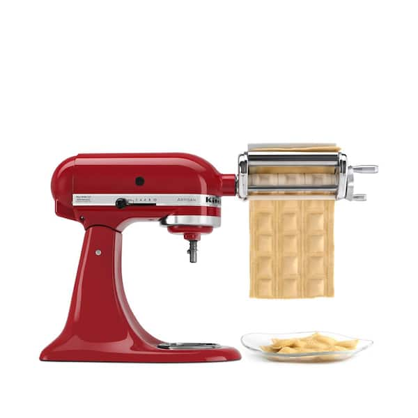 KitchenAid Stainless Steel Pasta Roller and Ravioli Maker Attachment for KitchenAid Stand Mixer