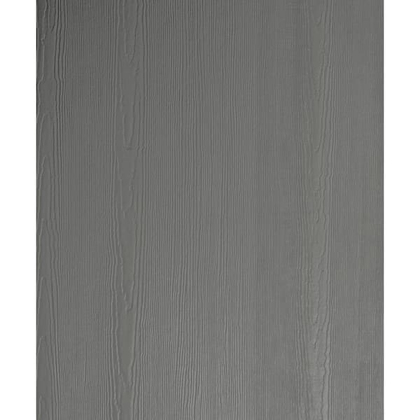 James Hardie Hardie Panel HZ5 48 in. x 120 in. Statement Collection Gray Slate Cedarmill Fiber Cement Panel Siding