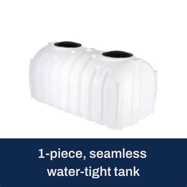 VPC 900 Gal. White Polyethylene Single Compartment Low-Profile