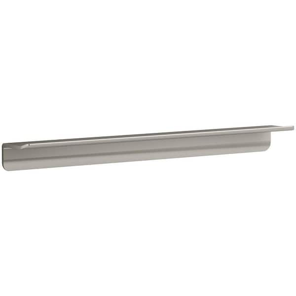 KOHLER Choreograph 21 in. L x 2 in. H Shower Wall Mount Floating Shower Shelf in Anodized Brushed Nickel