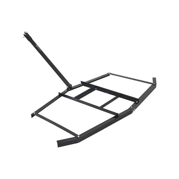 Driveway Drag 76.57 in. Width Tow Behind Drag Harrow Q235 Steel Driveway Grader with Adjustable Bars