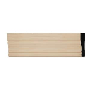 WM443 0.63 in. D x 3.25 in. W x 6 in. L Wood (Alder) Casing Sample