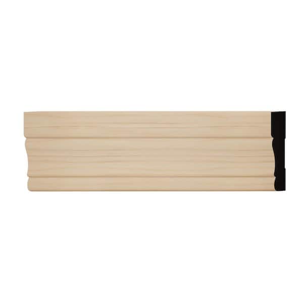 Ekena Millwork WM443 0.63 in. D x 3.25 in. W x 6 in. L Wood (Alder) Casing Sample