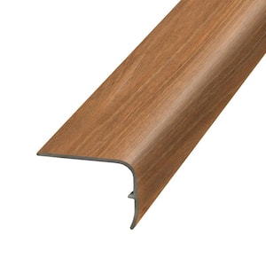 Walnut Glen 1.32 in. Thick x 1.88 in. Wide x 78.7 in. Length Vinyl Stair Nose Molding