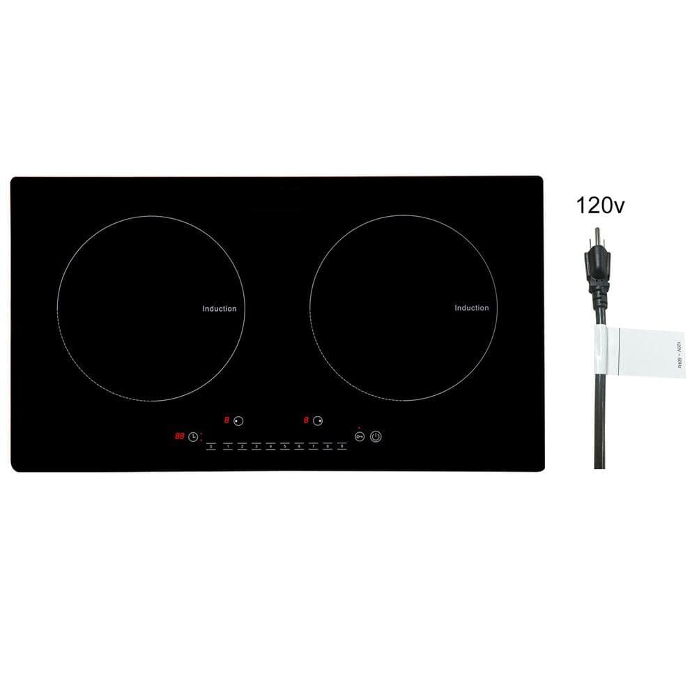 24 in. 2-Burner 1800W Electric Induction Cooktop with Touch Control and Child Lock price history on PriceWatchPro