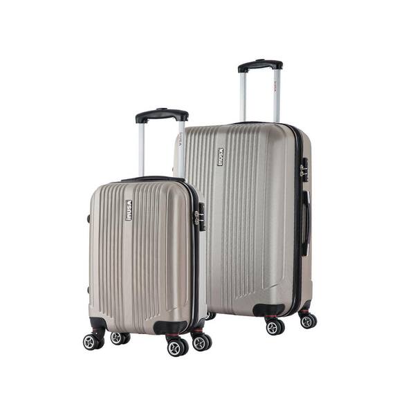 InUSA San Francisco lightweight hardside spinner 2 piece Set 18 & 26-Champagne