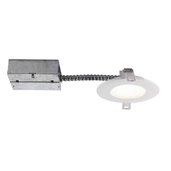 BAZZ 4 in. Wi-Fi Slim RGB Tunable New Construction/Remodel LED Recessed Fixture Kit