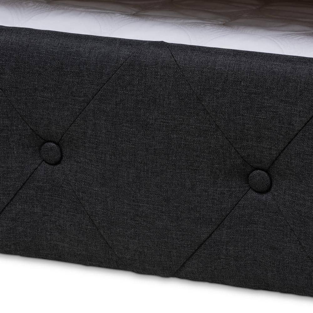 Queen Size Engineered Wood Daybed with Tufted Upholstery