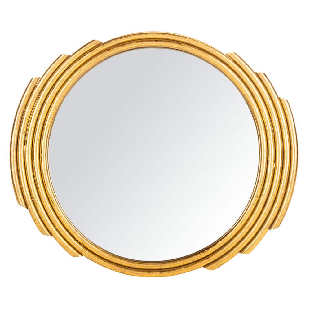 SAFAVIEH Rossi 24 in. X 28.5 in. Gold Foil Framed Mirror MRR3013A The Home  Depot