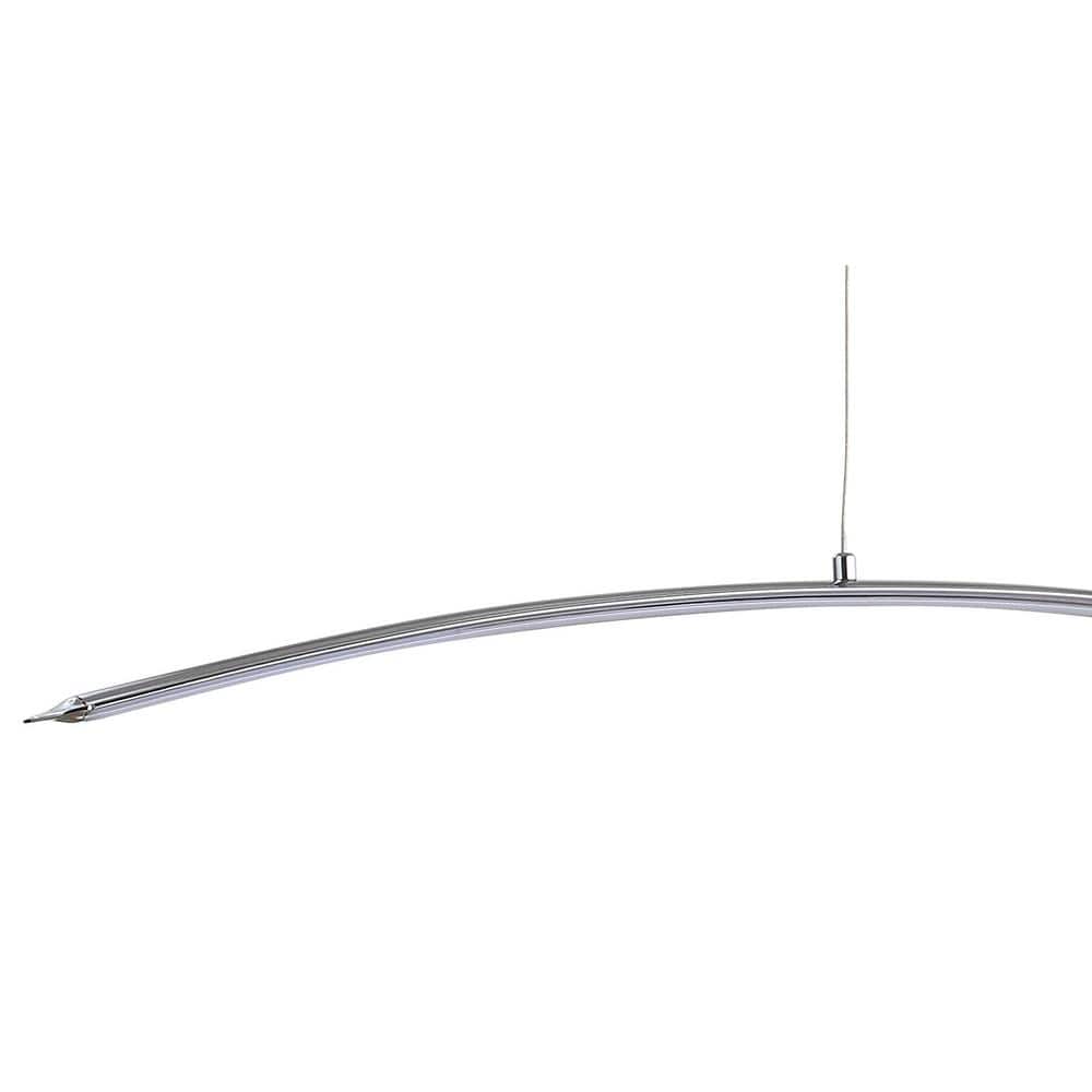41.5" Chrome Adjustable LED Linear Pendant Light