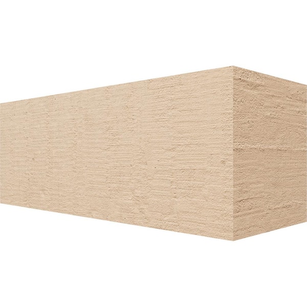 Ekena Millwork 6-in. x 6-in. x 16-in. Block Woodgrain, Primed Tan Timberthane Polyurethane Rafter Tail Brace