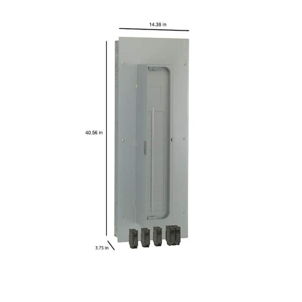 GE 200 Amp 40-Space 80-Circuit Main Breaker Indoor Load Center Contractor Load Center and Breaker Kit