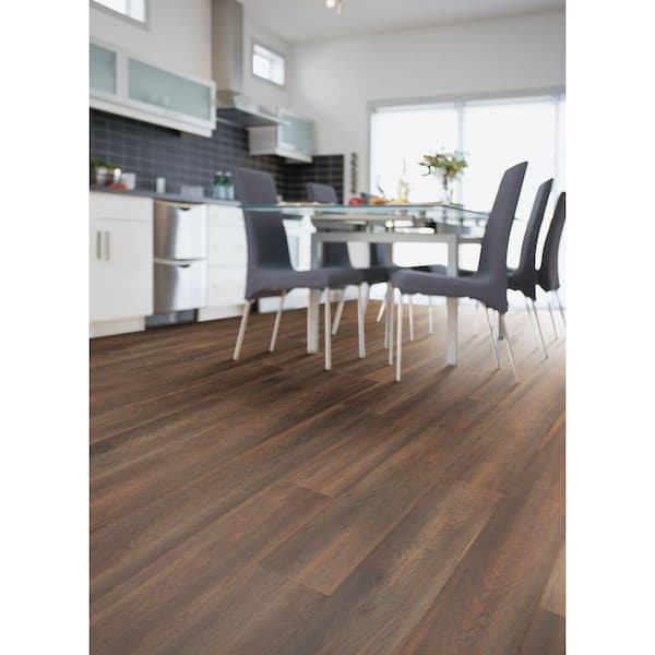 Outlast+ Stable View Oak 12 mm T x 8.35 in. W Waterproof Laminate Wood Flooring (22.04 sq. ft. /case)