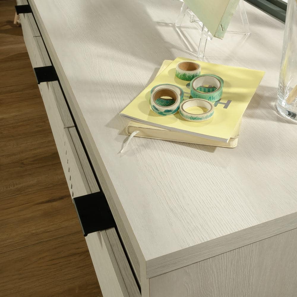 Glacier Oak 71'' TV Stand with Cabinet and Drawers