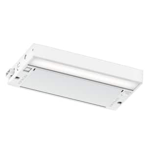 6U Series 8 in. LED Textured White Under Cabinet Light