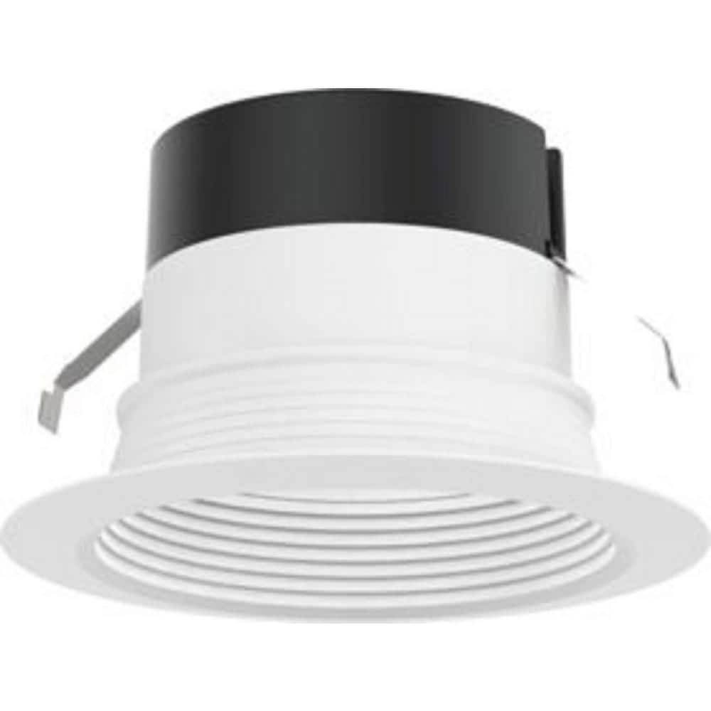 E-Series 4" Switchable White LED Downlight in Brushed Nickel
