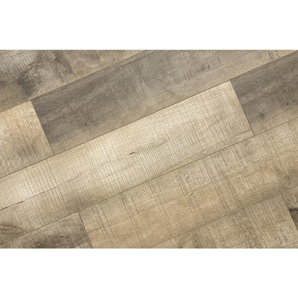 Montserrat Summa Natural Chestnut 14 mm T x 7.75 in. W HDF Waterproof AC5 Click Lock Laminate Wood Flooring (23.09 sq. ft./case)