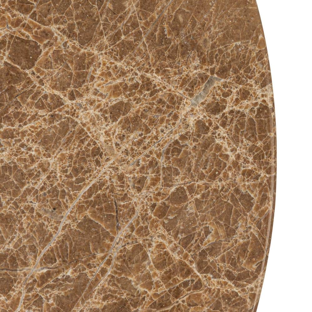 Round Bronze Metal Accent Table - thumbnail 4