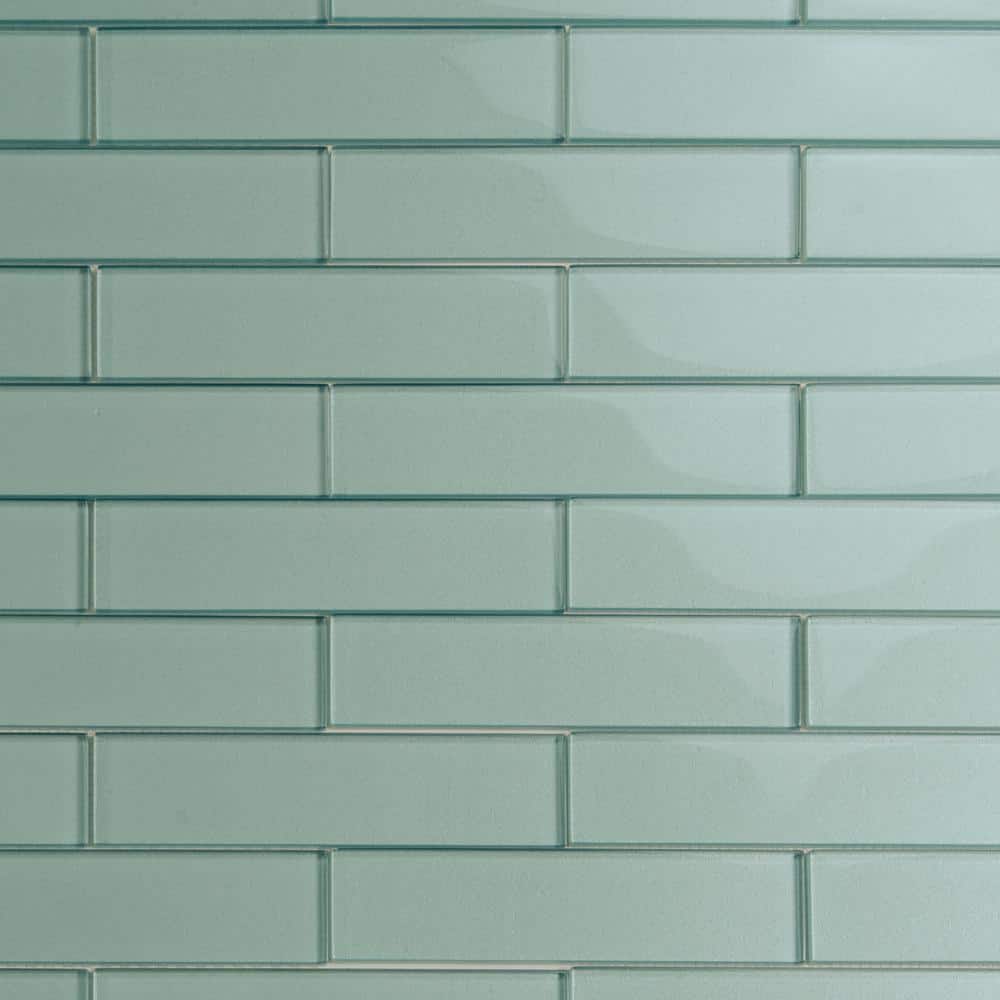 Marine Blue Glass Subway Mosaic Tile for Kitchen and Bathroom