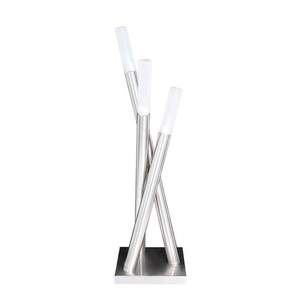 LumiSource Icicle Table Lamp - Brushed Nickel