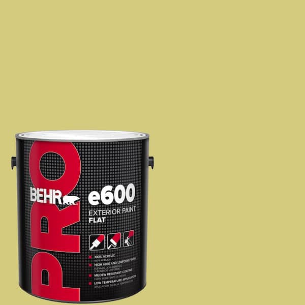 BEHR PRO 1 gal. #P350-4 Spring Grass Flat Exterior Paint