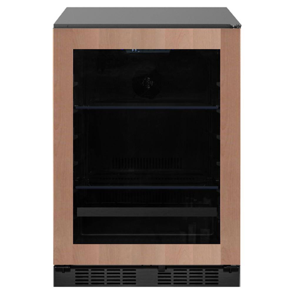 TITAN Signature 24 in. 84 Can and 13 Bottle Panel-Ready Single Door Single Zone Built-In Beverage and Wine Cooler