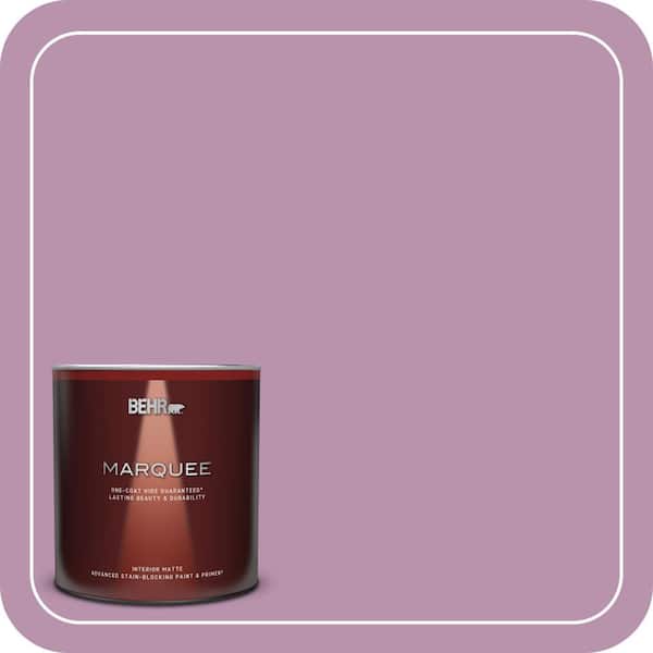 BEHR MARQUEE 1 qt. #680D-5 Bed of Roses Matte Interior Paint & Primer