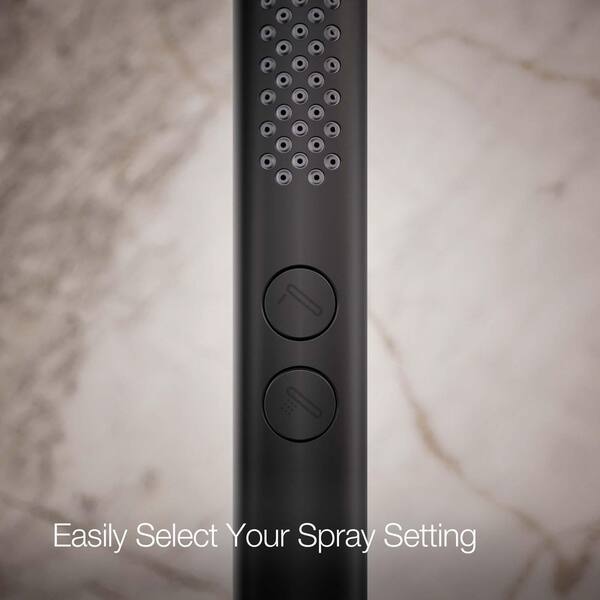 KOHLER Shift+ 2-Spray Patterns 1.13 in. Wall Mount Handheld Shower