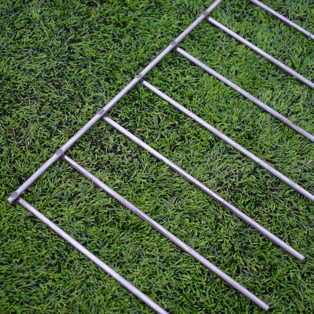 Galvanized Steel Large Animal Barrier Fence Panels Set