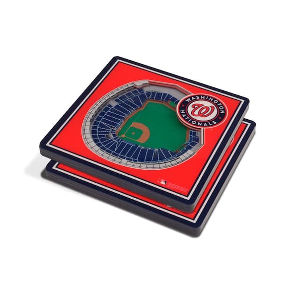 YouTheFan MLB Washington Nationals 3D StadiumViews Coasters