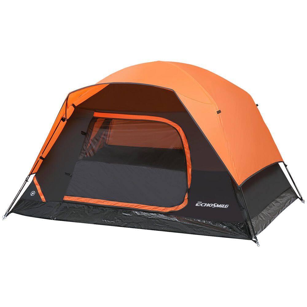 EchoSmile Orange 2-Person Nylon Dome Tent TER-LTT213BOF
